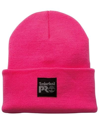 Timberland Unisex Adult Watch Cap Beanie Hat - Pink