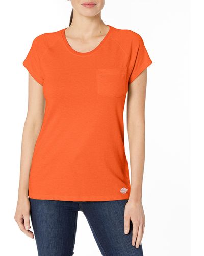 Dickies Short Sleeve Temp-iq Work Shirt - Orange