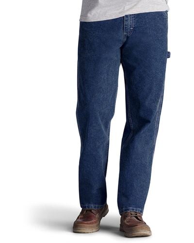 Lee Jeans Mens Big-tall Carpenter Jeans - Black