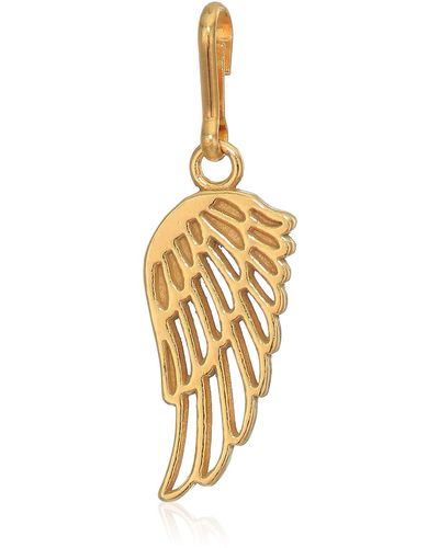 ALEX AND ANI Wing Charm 14kt Gold Plated - Metallic