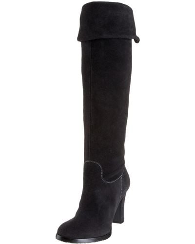 Geox Donna Aileen Knee-high Boot,anthracite,39.5 M Eu / 9.5 B(m) - Black