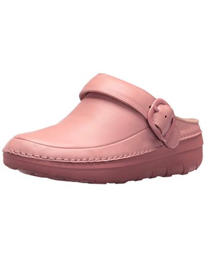 Fitflop Gogh Pro Superlight-patent Clogs - Pink
