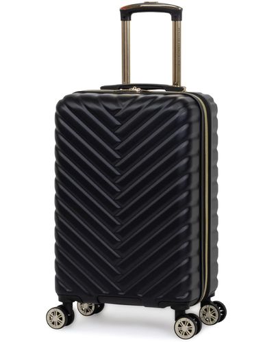 Kenneth Cole Reaction Madison Square Hardside Chevron Expandable Luggage - Black