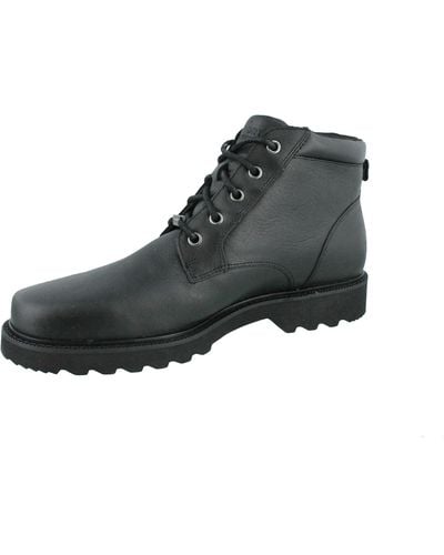 Rockport S Northfield Plain Toe Boots, 11.5 Xw Uk, Black