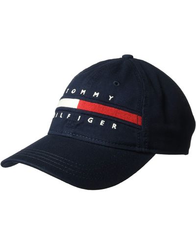 Tommy Hilfiger Dad Hat Avery Baseball Cap - Blue