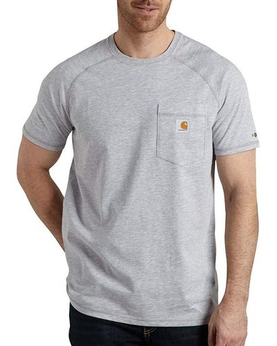 Carhartt Big Force Relaxed Fit Midweight Short-sleeve Pocket T-shirt 100410 - Gray