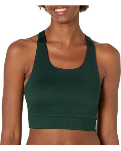 Core 10 All Day Comfort Built-in Sports Bra Crop Top - Green