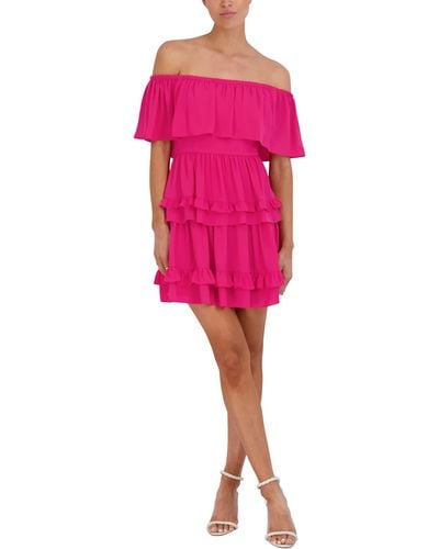 Bcbg eleeza shop ruffle dress