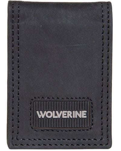 Wolverine Leather Money Clip - Black