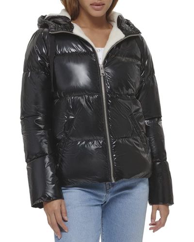 Levi's Molly Sherpa Lined Puffer Jacket - Black