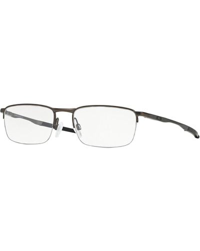 Oakley Ox3174 Barrelhouse 0.5 Rectangular Prescription Eyeglass Frames - Black