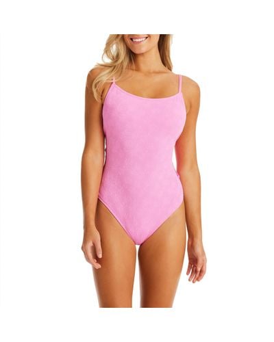 Jessica Simpson Standard One Piece Swimsuit - Purple