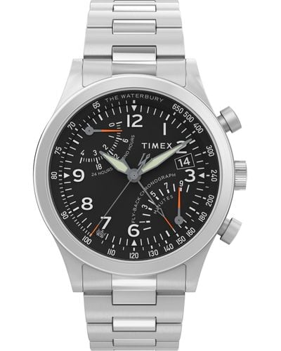 Timex Analog Quarz Uhr mit Edelstahl Armband TW2W47800VQ - Mettallic