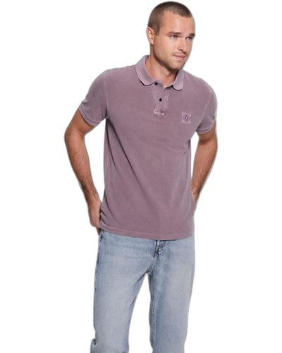 Guess Washed Polo - Purple