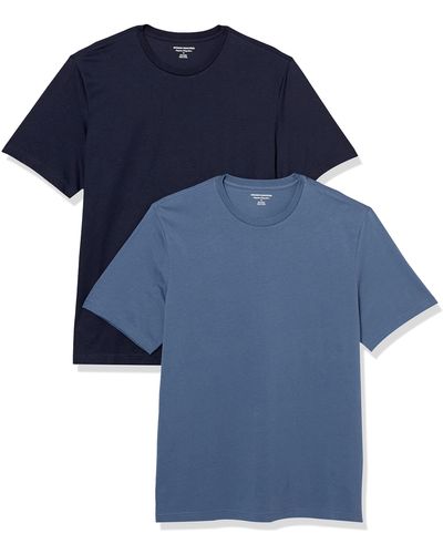Amazon Essentials Regular-fit Short-sleeve Crewneck T-shirt - Blue