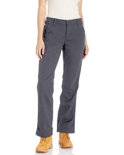 Carhartt Womens Crawford Coal Fleece-Lined Pants, Size 14
