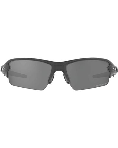 Oakley Oo9271 Flak 2.0 Low Bridge Fit Rectangular Sunglasses - Black