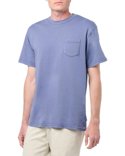 Quiksilver Saltwater Pocket Short Sleeve Tee Shirt T - Blue