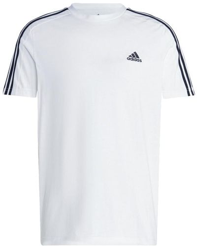 Jersey White Men 3-stripes | for Essentials adidas Single in Lyst T-shirt