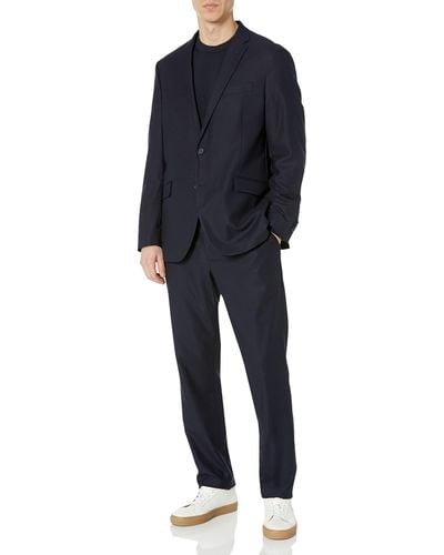 Kenneth Cole Performance Fabric Slim Fit Suit - Blue