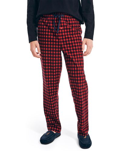 Nautica Sustainably Crafted Sleep Pant - Red
