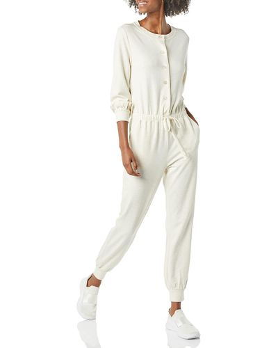 Amazon Essentials Fashion Studio Terry Jumpsuit - White