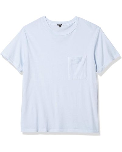 Monrow Mens T-shirt T Shirt - Blue