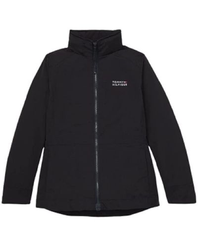 Tommy Hilfiger Adaptive Solid Yachting Jacket With Packable Hood With Magnetic Closure - Multicolor