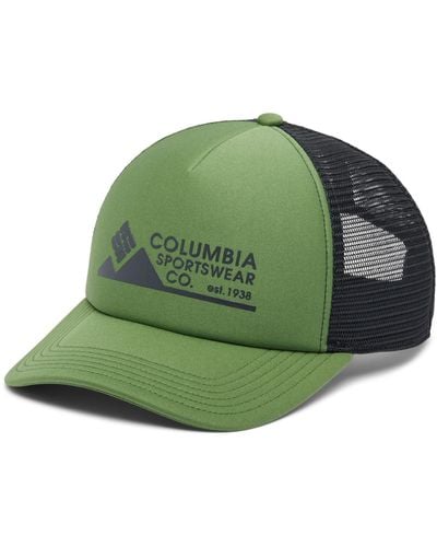 Columbia 's Camp Break Foam Trucker Cap - Green