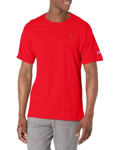 Champion Mens Classic T Shirt - Red