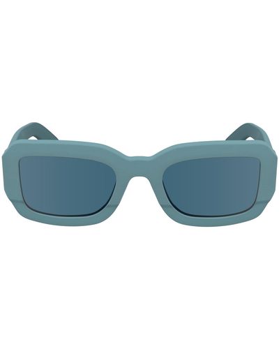 Calvin Klein Ck24511s Rectangular Sunglasses - Blue