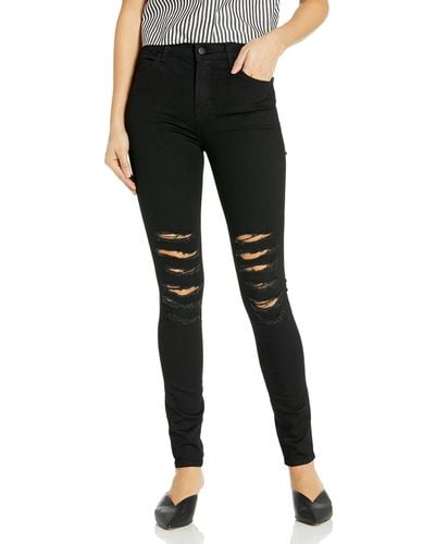 J Brand 23110 Maria High Rise Skinny Jean - Black