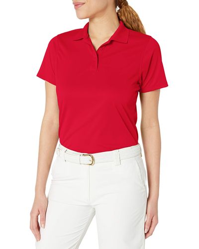 Russell Dri-power Performance Golf Polo - Red