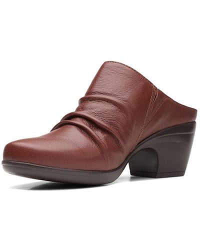 Clarks Emily Charm Mule - Brown