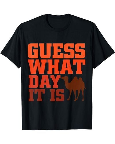 Guess What Day It Is Hump Day Shirts T-shirt - Yellow
