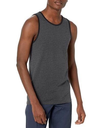 Amazon Essentials Camiseta de Tirantes de Ajuste Normal Hombre - Gris