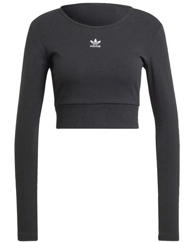 adidas Originals Essentials Rib Long Sleeve T-shirt - Black