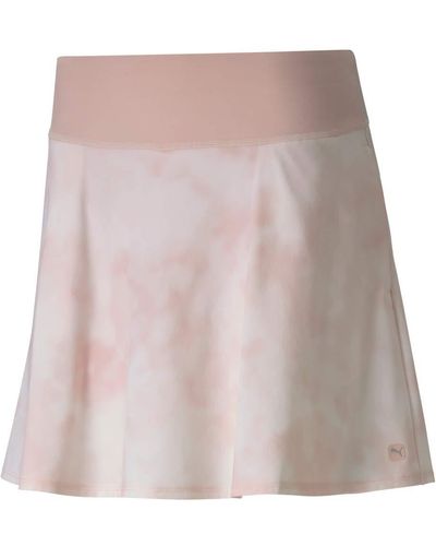 PUMA Golf 2020 Pwrshape Tie Dye Skirt 16" - Brown