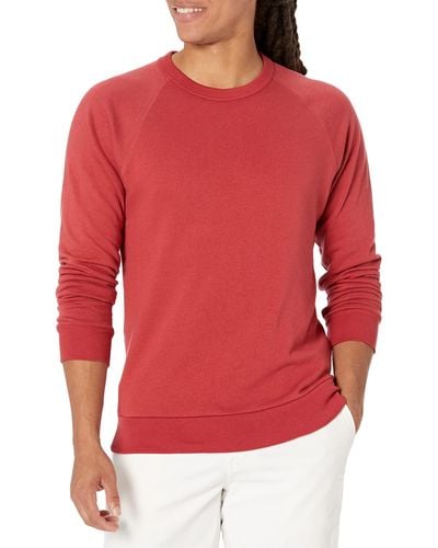 Alternative Apparel Mens Champ Eco-fleece Sweatshirt - Red