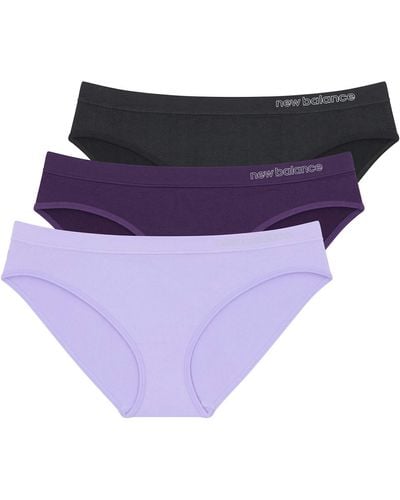 New Balance Ultra Comfort Performance Seamless Bikini Underwear - Purple