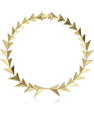 Noir Jewelry Boudica Choker Necklace - Metallic