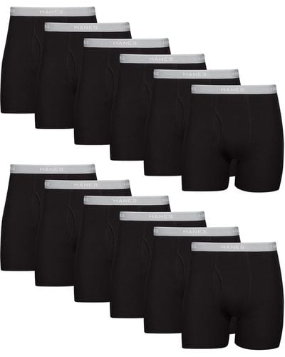 Hanes S Underwear Briefs - Black