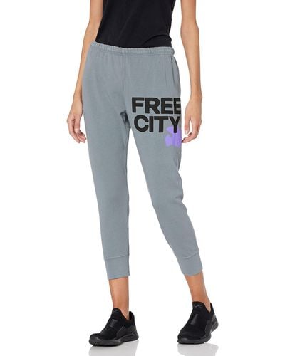 Freecity Cropped Sweatpant - Black