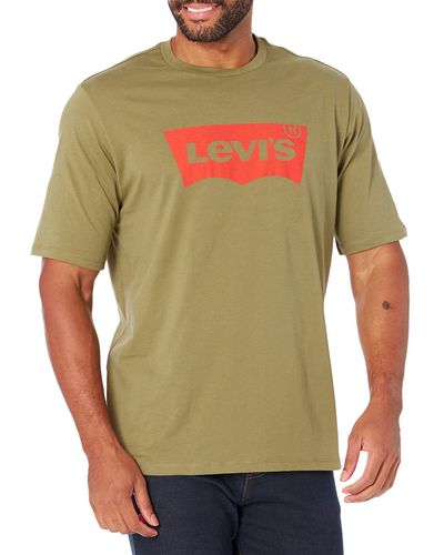 Levi's Tall Size Graphic Tees, - Green