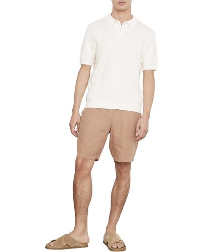 Vince S Sunfaded S/s Polo - White