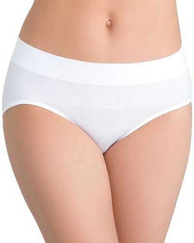 Tommy Hilfiger No Pinching No Problems Dig-free Comfort Waist Smooth And Seamless Hipster Ru0501p - White