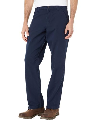 Carhartt S Rugged Flex® Relaxed Fit Canvas Work Utility Pants - Blue