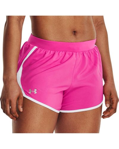 Under Armour Fly By 2.0 Running Shorts, - Pink