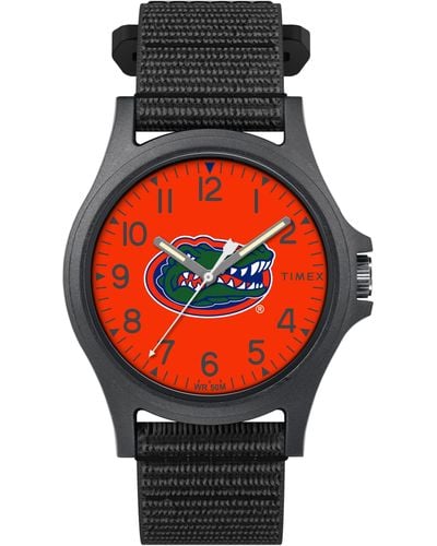 Timex Collegiate Pride 40mm Watch – Florida Gators With Black Fastwrap - Red