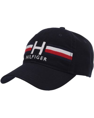 Tommy Hilfiger 's Cotton Ira Adjustable Baseball Cap - Black